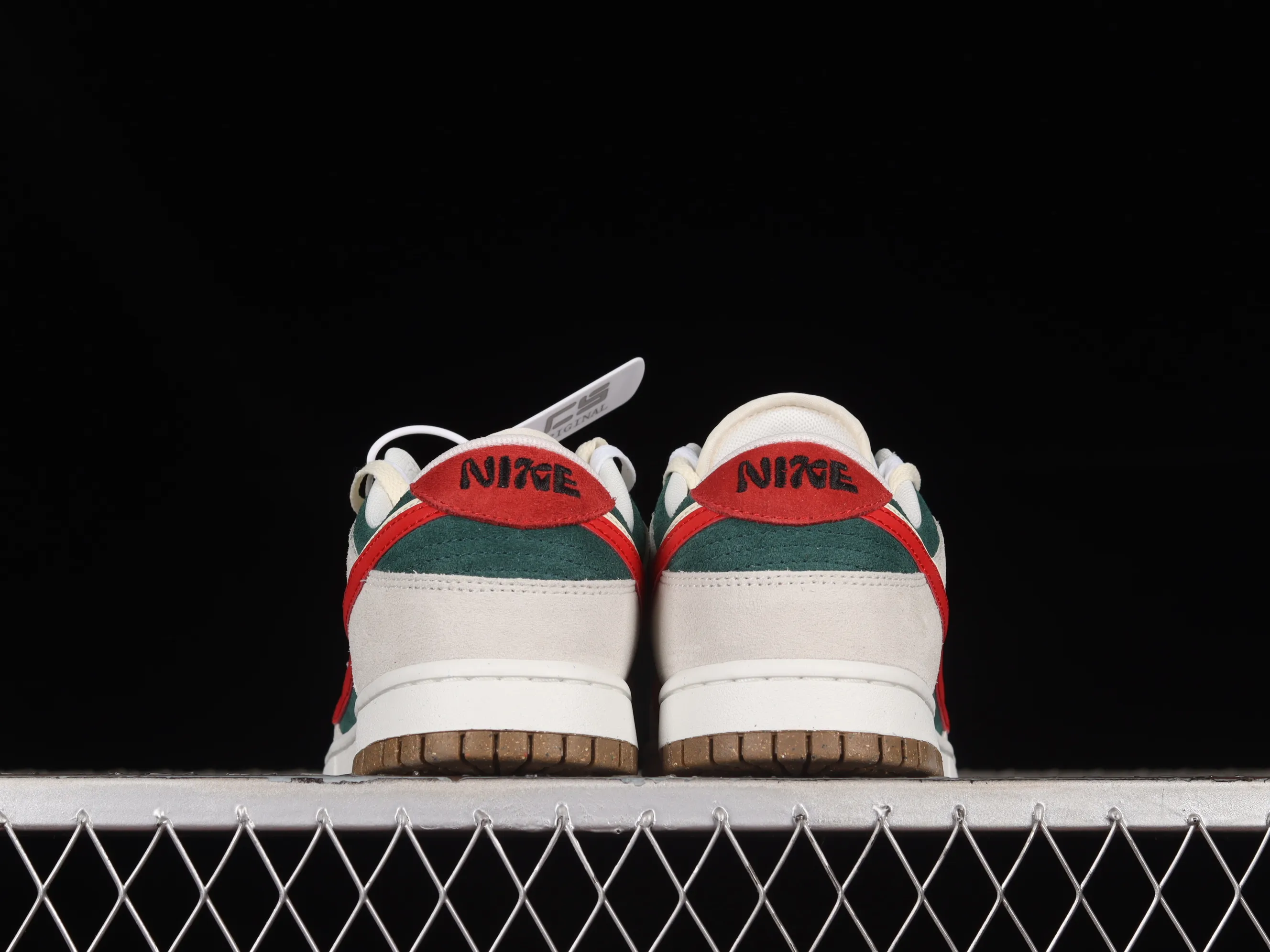All categories Nk SB Dunk series Nk SB Dunk Low low-top sneakers Nk SB Dunk Low "85" gray green double hook SB low-top sports and leisure sneakers DO9457-127